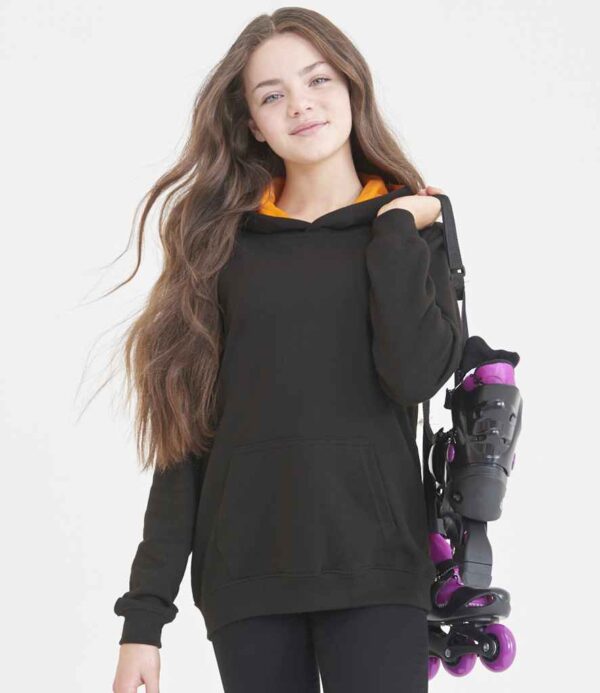 Kids Reflective Two Tone Hoodie - Image 6