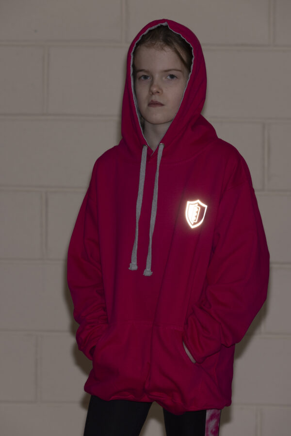 Kids Reflective Two Tone Hoodie - Image 2